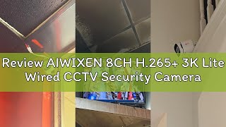 Review AIWIXEN 8CH H.265+ 3K Lite Wired CCTV Security Camera System with Human Vehicle Detection, 4X