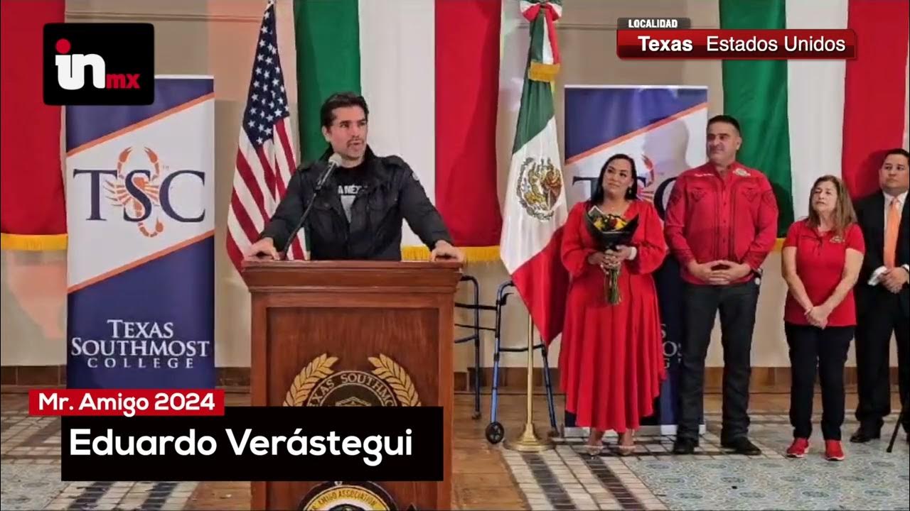 EDUARDO VERÁSTEGUI ES MISTER AMIGO 2024 YouTube