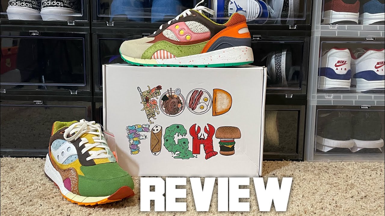 In Hand Review & On Feet Saucony Shadow 6000 “Food Fight” 