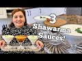 3 Types Of Homemade Shawarma Sauce *URDU/HINDI*