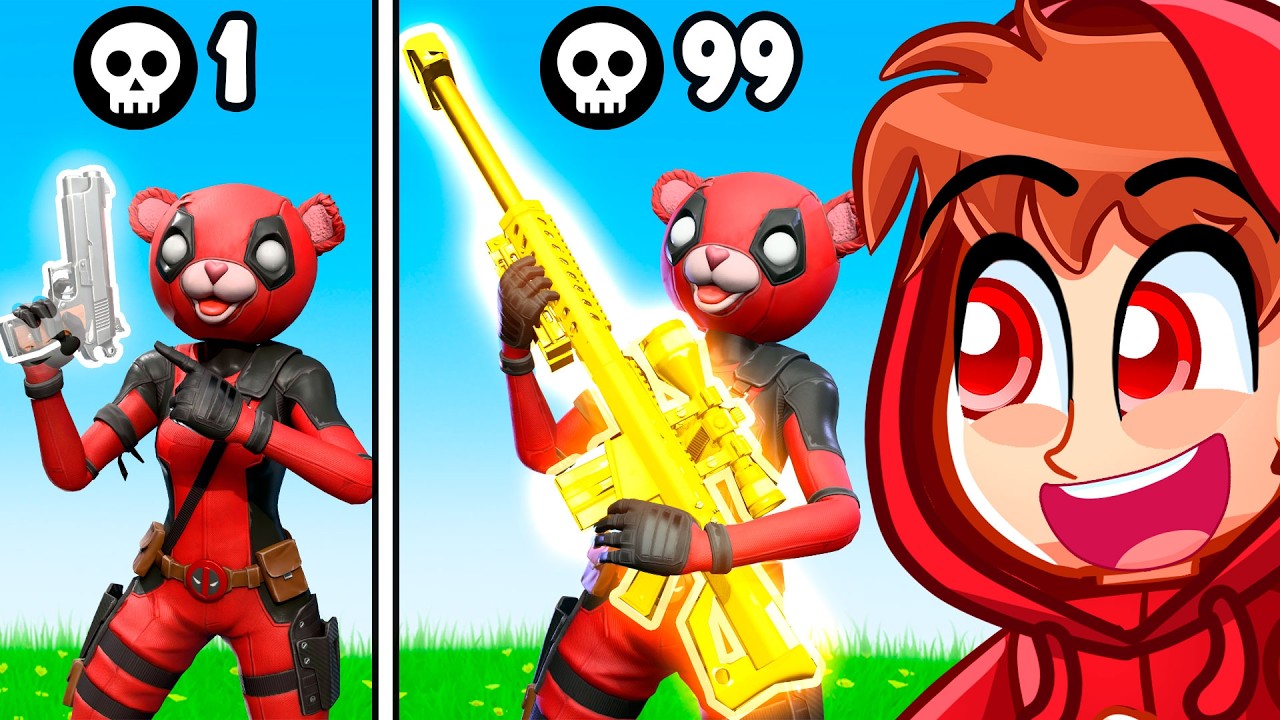 Fortnite, но 1 убийство = +1 улучшение