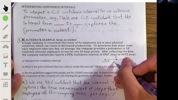 Interpreting Confidence Intervals the Basics; Point Estimates