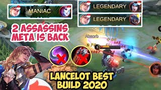 2 assassins meta is back in mobile legends. so, i pick lancelot after
gusion and here's best build 2020 for lancelot. hope you enjoy the
video! don't forget ...