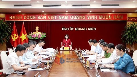 Thường trực Tỉnh ủy làm việc với Tiểu ban phục vụ Đại hội đại biểu Đảng bộ tỉnh