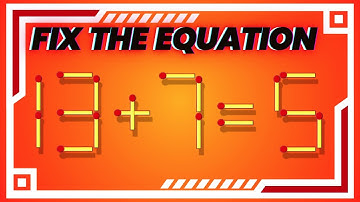 99% FAIL This Matchstick Puzzle! Move Just 1 Stick 😱 #matchstick #mathpuzzle #brainteaser