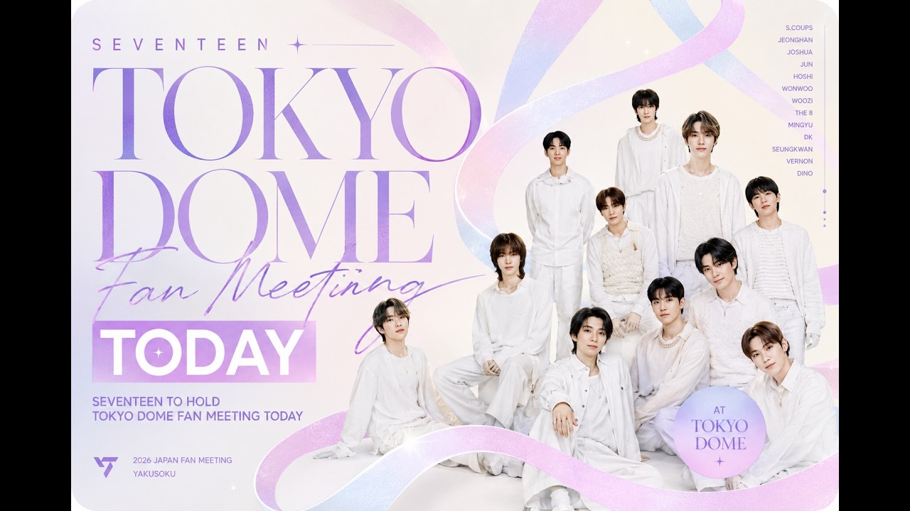 SEVENTEEN 'YAKUSOKU' Tokyo Dome & Stadium Tour Update - YouTube