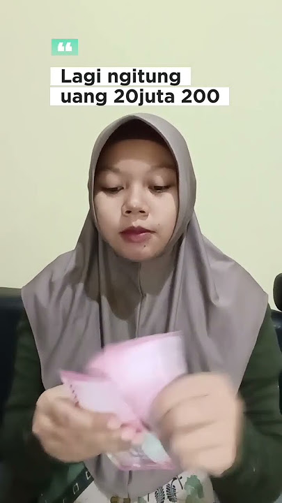 aku pinter ko hitung uang 😆