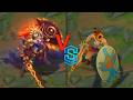 Eternal Aspect Leona VS Pool Party Leona