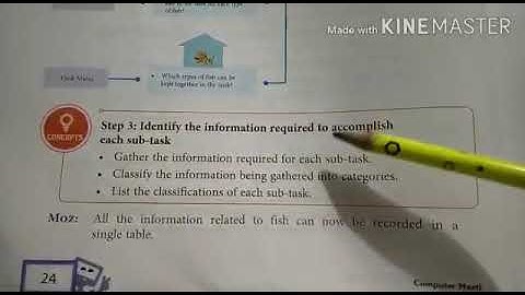 MLZS JHANSI CLASS 5 Computer Recapitulation of Chapter 2  Stepwise gathering of information