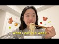 what i eat in a week in uni *realistic asian food*