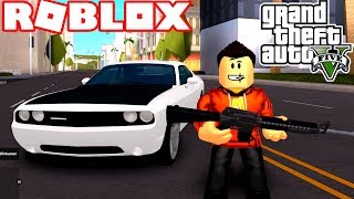 PLAYING GRAND THEFT AUTO 5! *BEST GAME ON ROBLOX* screenshot 5