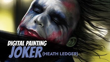 DIGITAL PAINTING - JOKER / Heath Ledger