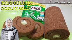 Bolu gulung coklat milo ekomomis super lembut - Durasi: 10.15. 