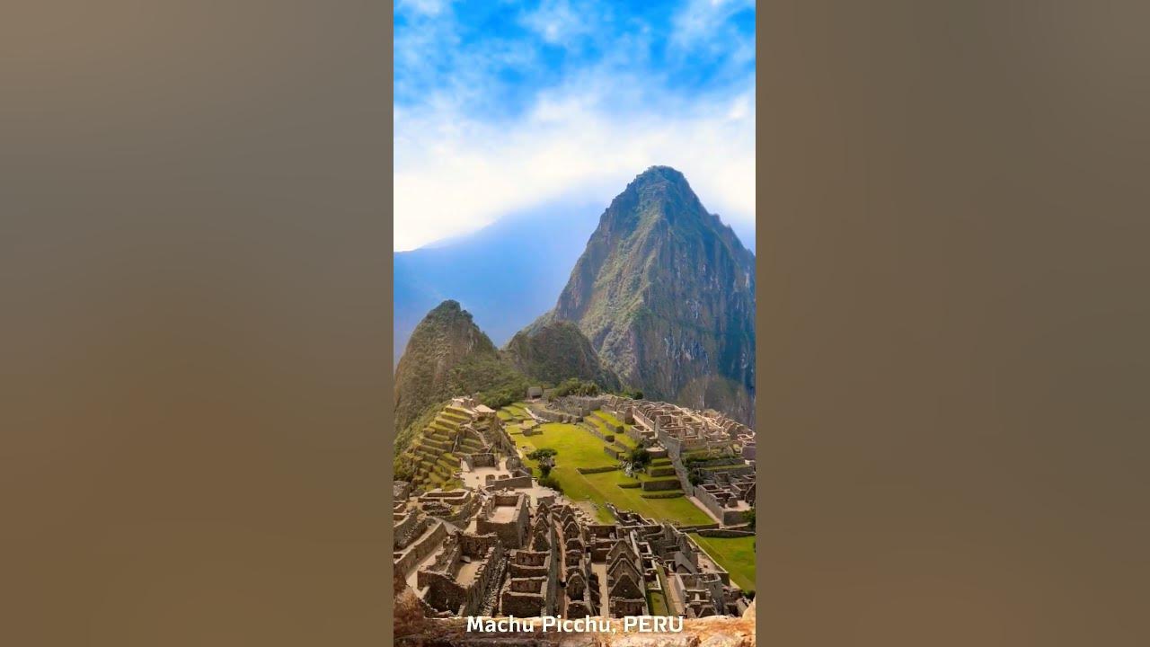 Machu Picchu in PERU 4K Video Ultra HD