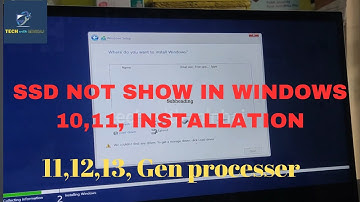 (SOLVED) SSD NOT SHOWING IN WINDOWS 10 & 11 INSTALLATION ON INTEL 11th, 12th and 13th GEN --IN HINDI