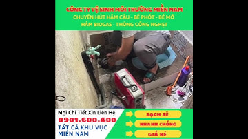 Hút Hầm Cầu Thông Cống Nghẹt