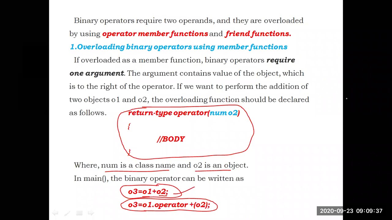 Binary Operator Overloading Part 1 YouTube