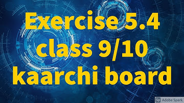 Ex 5.4 Q3(1) class 9/10 karachi board #karachiboard #maths #sinhboard
