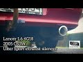 Mitsubishi Lancer VII 1.6 2005 Stock vs. Ulter Sport exhaust silencer