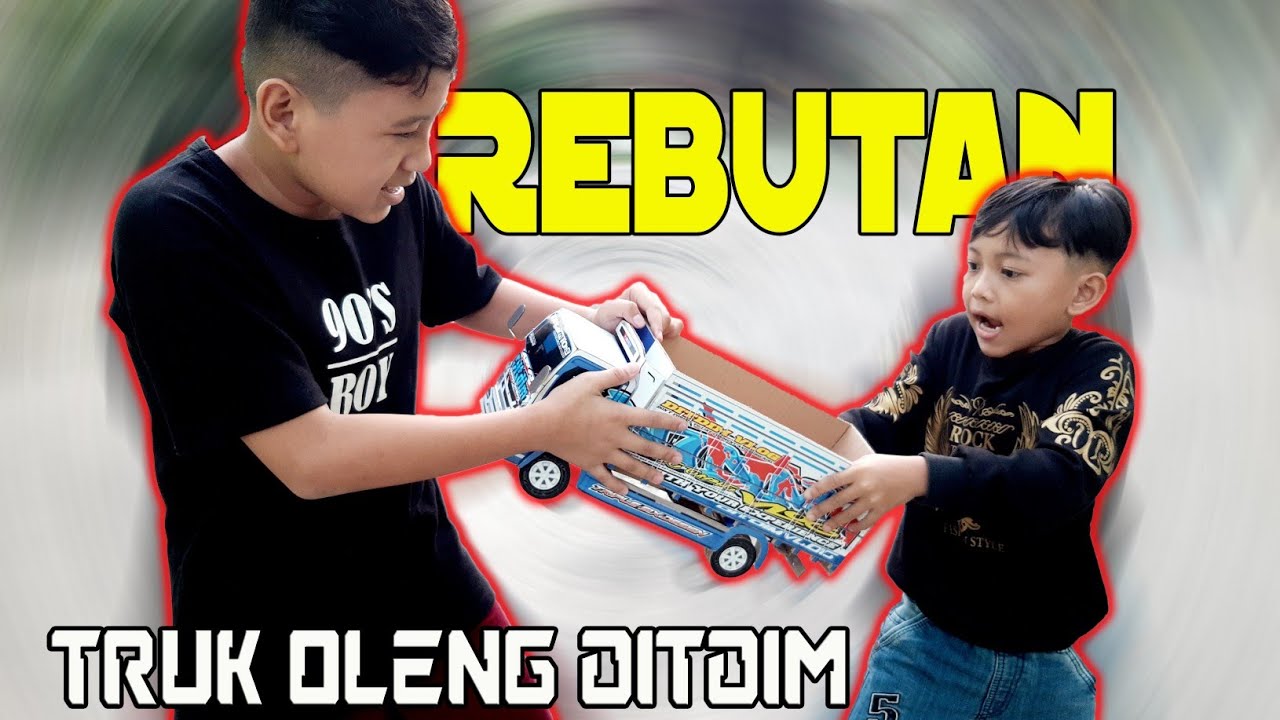 buatin truk miniatur ditdim yang baru untuk adit malah mau direbut ...
