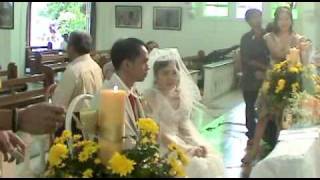 Wedding Ceremony, Part III: Candle, Veil, Cord & Offertory - Redemptorist Church (Cebu Philippines)