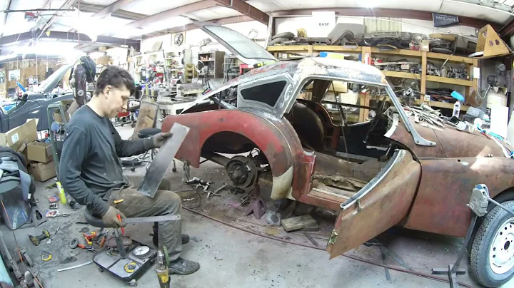 1957 Triumph TR3 Aceca build day 3 Time lapse