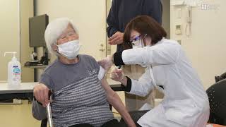 新型コロナウイルスワクチン　高齢者施設で3回目の接種はじまる＠大阪市