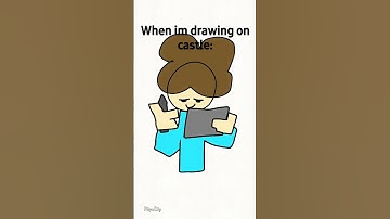 WHEN I DRAW ON CASTLE [Castle - make and play] #animation #silly #aaaaaaaaaaa