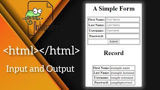 How Create Simple form in HTML, Notepad++ | I.T. Knows screenshot 5