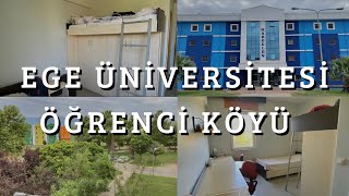 EGE ÜNİVERSİTESİ ÖĞRENCİ KÖYÜ TURU | Odalar, Mutfak, Çamaşırhane, Ortak Alanlar #egeüniversitesi