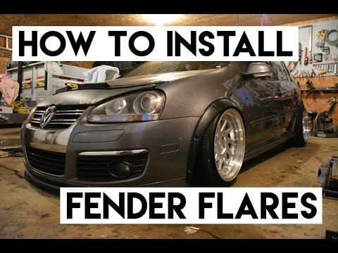 How to install fender flare – Mk5 vw Gti – @ricky.df