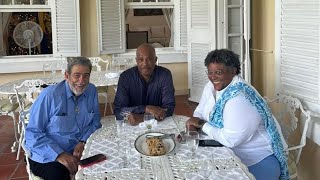St vincent PM not well and has not been seen in person since