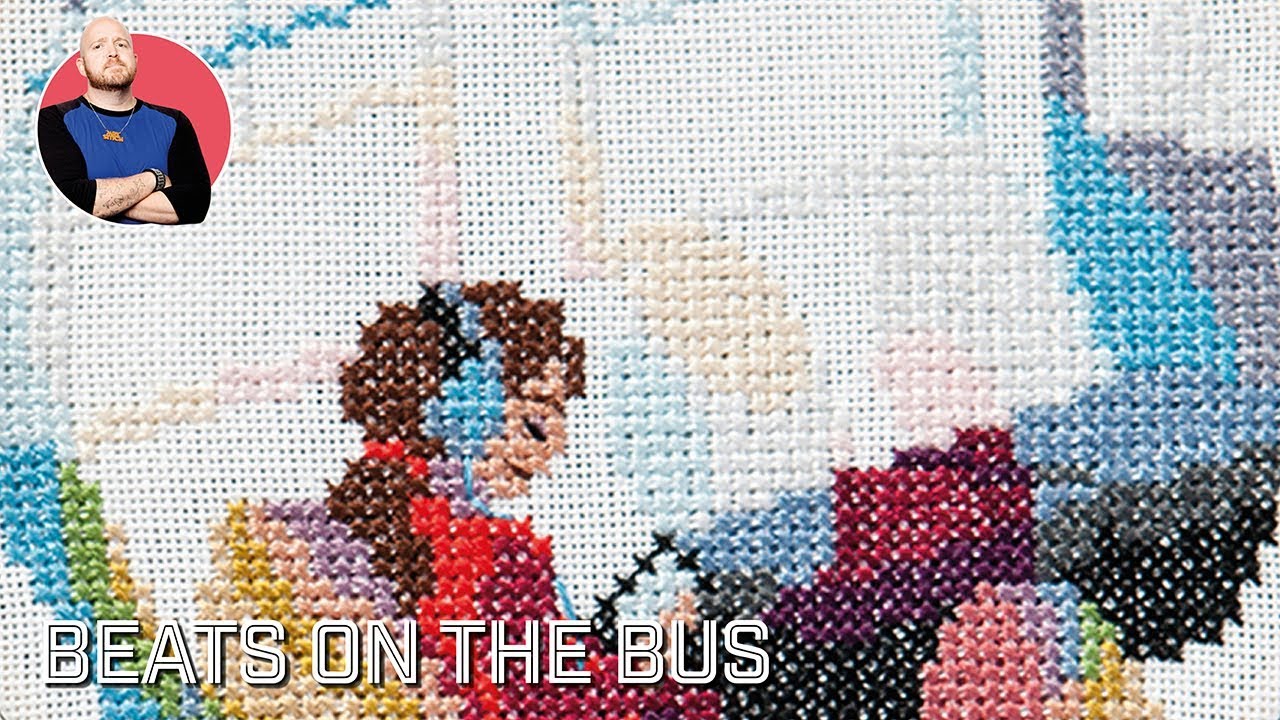 CROSS STITCH | Beats On The Bus Pattern by Mathysphere for XStitch Magazine