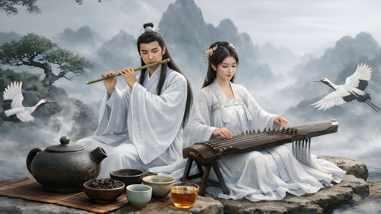 Top Chinese Zen Relaxing Music |Bamboo Flute, Erhu & Guzheng for deep ...