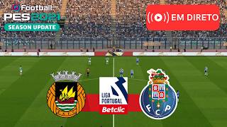 Rio Ave FC vs FC Porto | Liga Portugal Betclic 2026/27 | Full Match | PES 2021 Simulation