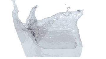 Water dambreak with SPH