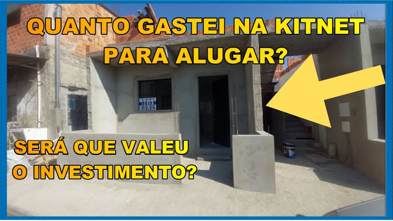 KITNET PARA ALUGAR VALE A PENA EM 2025, QUANTO CUSTOU?
