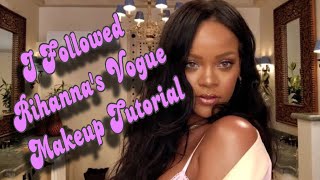 I Followed Rihanna’s Epic 10-minute Guide to Going Out Makeup | Makeup Transformation | janagandara