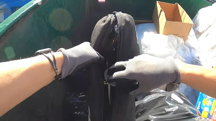 Dumpster Diving- What? Holy Moly! Black bag surpri...