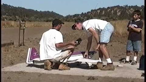 Mark Flying RC Extra With Aileron Flutter Leading To Crash Bear Valley Tehachapi California 10 2003