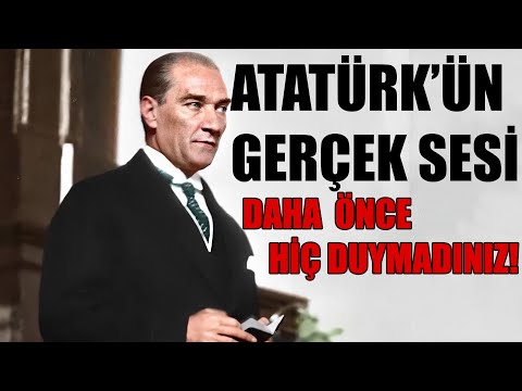 Atatürk'ün En Net Ses Kaydı - (AI DEĞİL! Restorasyon 2022)