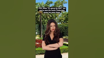 POV: “It’s gonna be MAY” but you’ve seen the Justin Timberlake meme too many times. #nostalgia #y2k