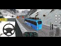 Real bus Simulator 🚌 Indian bus Simulator Driving in Dangerous rood.. Driving Gaming video