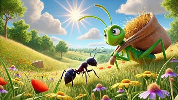 The Kind Little Ant and The Proud Grasshopper| A Timeless Fable| 🐜 🦗
