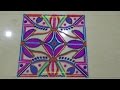 Diwali rangoli design super kolam creative rangoli design by kshama