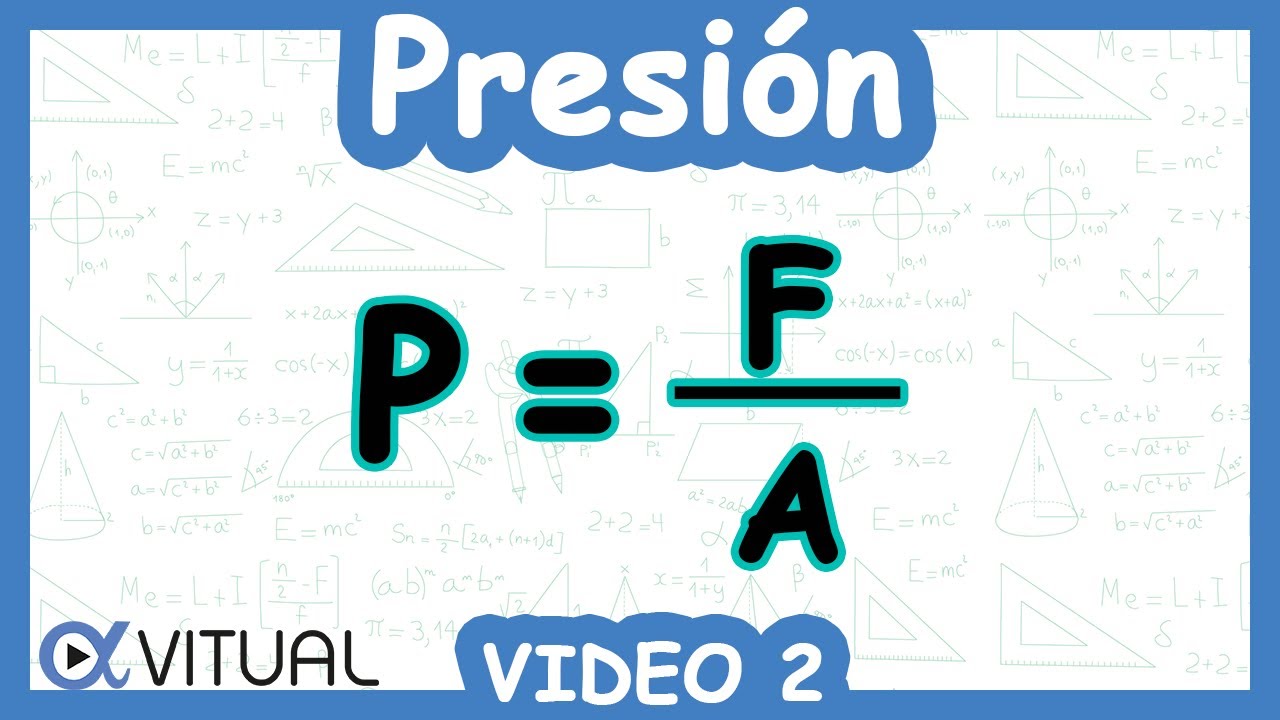 Presión ejemplo 2 de 5 Física Vitual YouTube