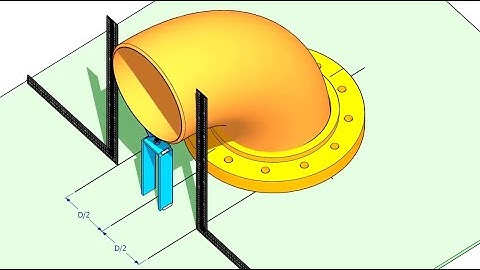 SLIP ON FLANGE FIT UP ON AN ELBOW