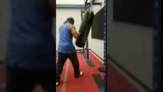 Donnie Long in gym with baby brother Tim Long.He 65 years young on the Heavy bag. 🥊 🥊 🥊. Wealth
