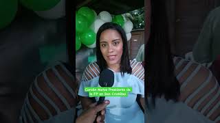 Carolin Matos Presidenta de la FP en San Cristóbal afirma el fortalecimiento de este partido en S.C.