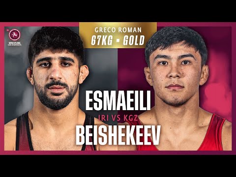 Saeid ESMAEILI LEIVESI IRI Vs Razzak BEISHEKEEV KGZ 67kg ASIAN CHAMPIONSHIPS FINALS 2025